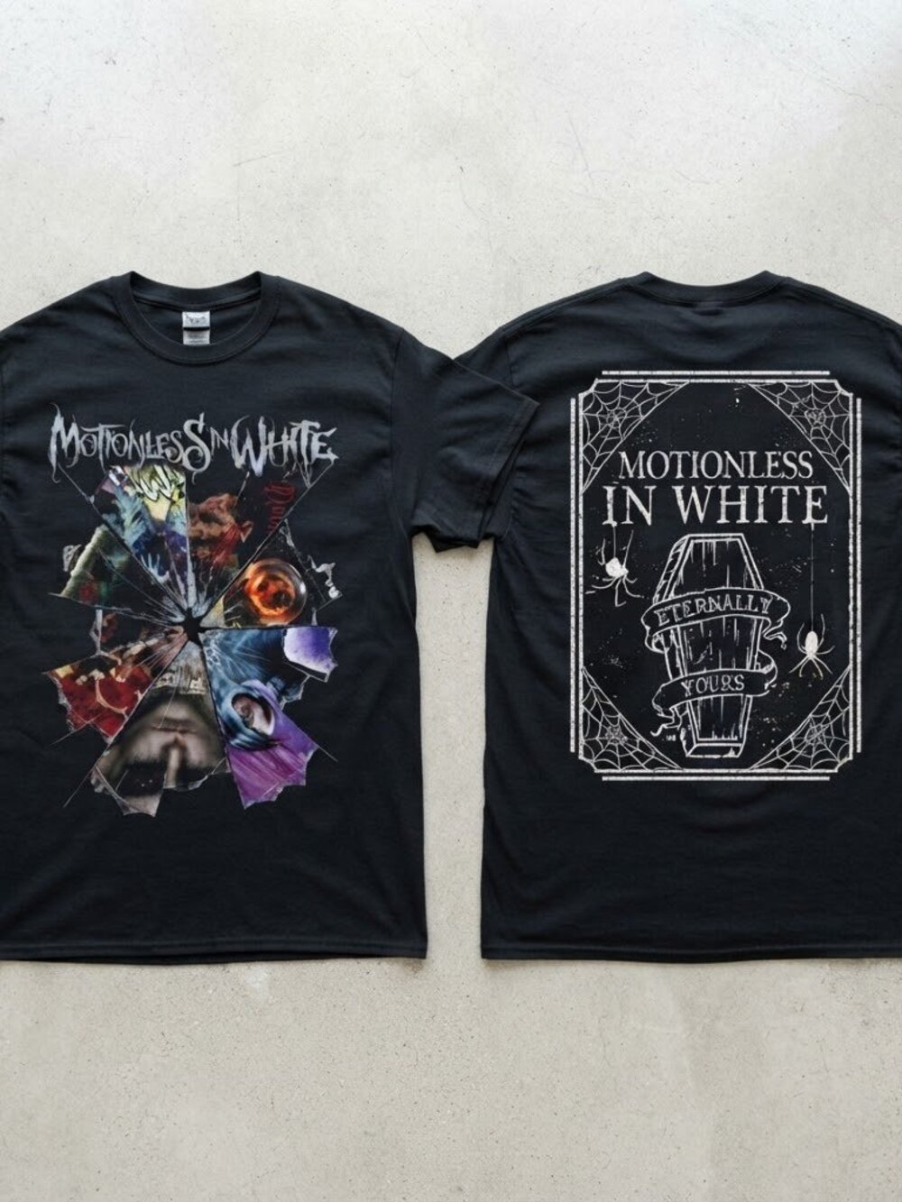 Motionless In White The Sweat And Blood Tour 2026 Shattered Eternally Yours Tee